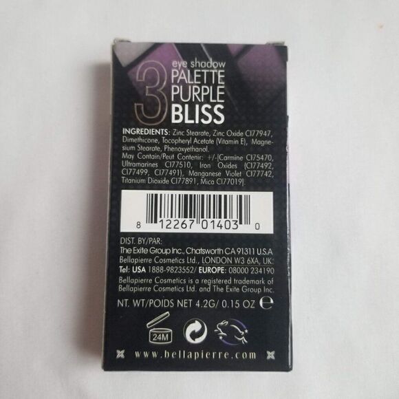 Bella Pierre Cosmetics - Purple Bliss Eyeshadow Palette - Picture 3 of 10